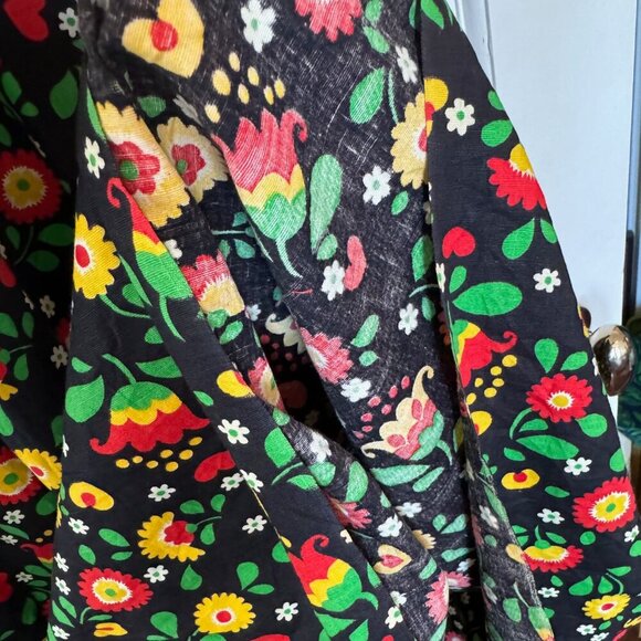 Vintage Cotton Maxi Dress sz M - Picture 6 of 6